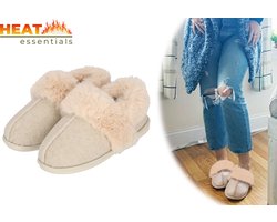 MP - Instap Sloffen Dames | Vilt | Off White | Maat 37/38