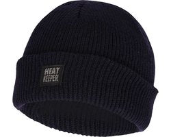 Gebreide Thermo Muts Kids Navy 9/12