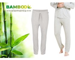 Bamboo Pyjamabroek Lang Grijs XXL