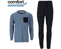 CE Heren Pyjama Set Navy XXL
