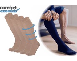 Modal Travel Compressie sokken 2pk Zand 35/38
