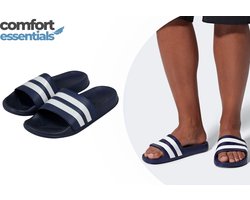 Heren Badslippers Navy 42
