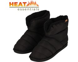 MP - Sloffen Heren 41 42 - Zwart - Gewatteerd - Pantoffels Heren Maat 41 42