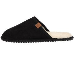 MP - Heat Essentials - Suede Pantoffels Dames Instap - Zwart - 39/40