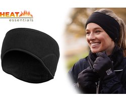 MP - Heat Essentials Thermo Fleece Hoofdband - Zwart One Size