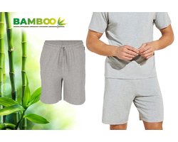 Bamboo Pyjamabroek Kort Grijs M