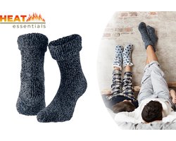MP - Heat Essentials - Antislip Sokken - Blauw - 39/42 - Wollen