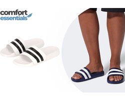 Heren Badslippers Wit 43