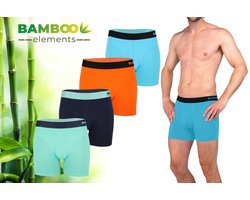 Bamboe Boxershorts Heren 4-Pack Bright XL