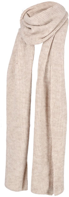 Heat Essentials gebreide sjaal Wol White Mel (OS)