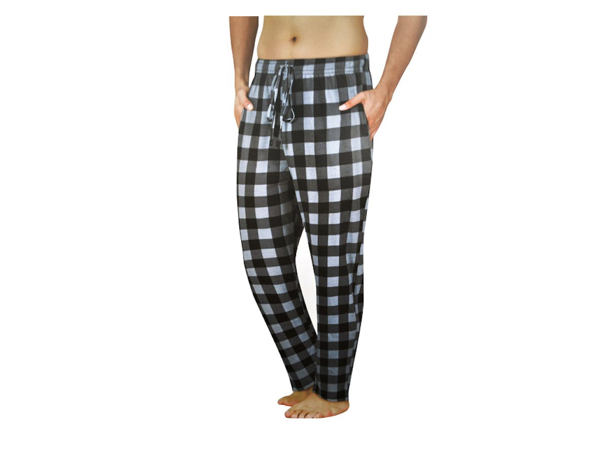 MP - Comfort Essentials - Pyjama Broek - 2pk - Grijs Geruit / Zwart - M