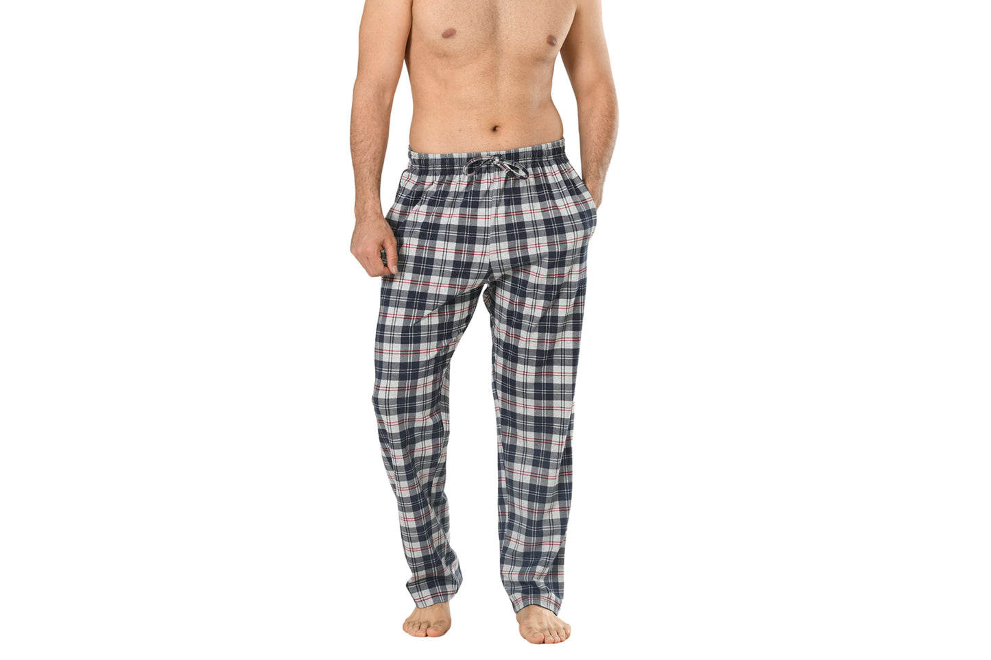 PC Pyjama Broeken Heren 2-Pack Red Check / Navy Check M
