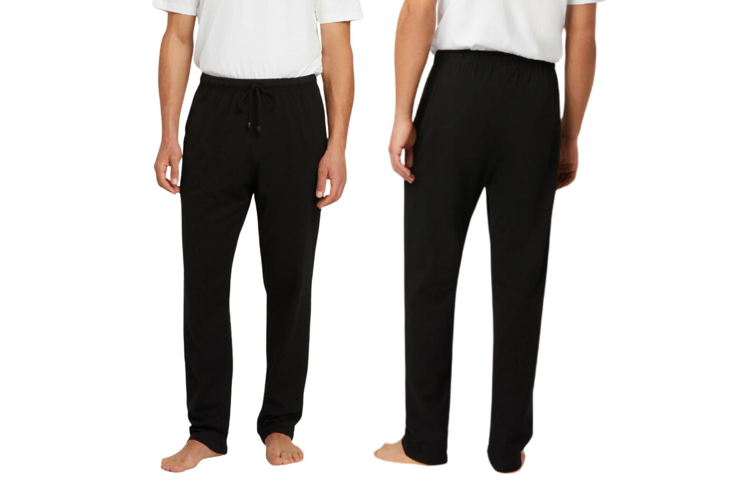 CE 2pk Heren Pyjama Broeken Black / Black Check L