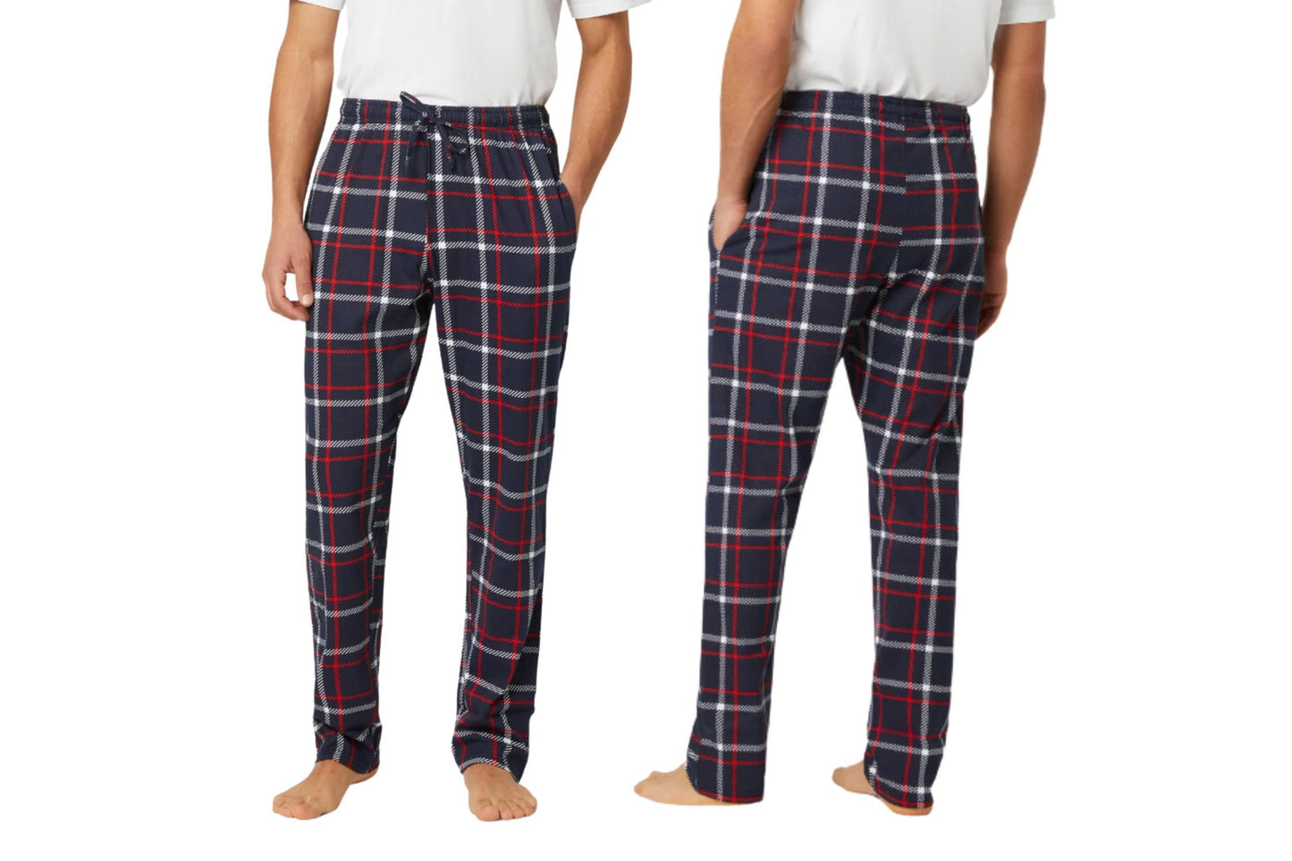 CE 2pk Heren Pyjama Broeken Navy / Navy Check XL