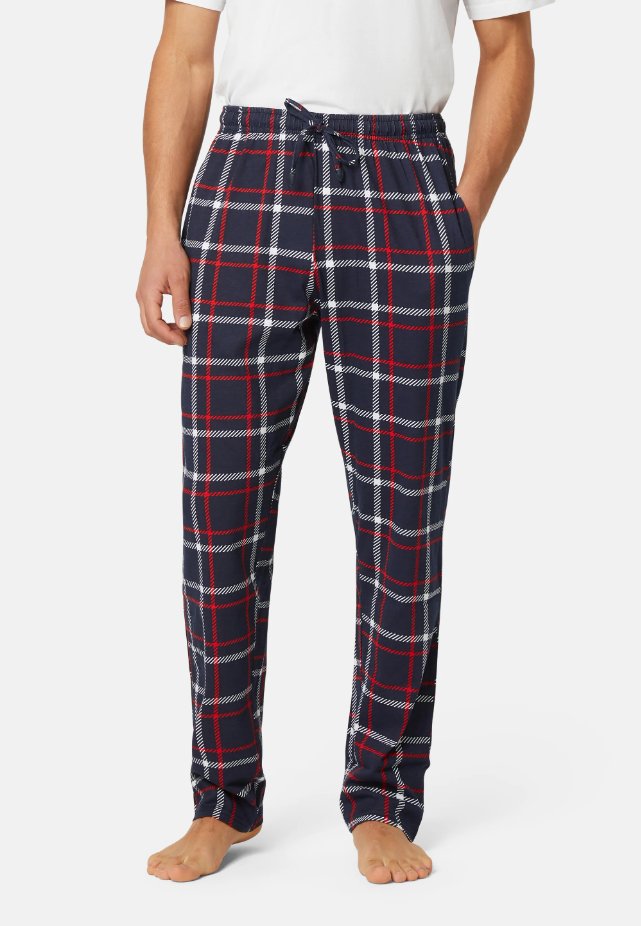 CE 2pk Heren Pyjama Broeken Navy / Navy Check XXL