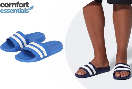 Comfort Essentials – Badslippers Heren – Slippers Heren – Lichtgewicht – Bad Slippers Waterbestendig – Sportslippers Heren
