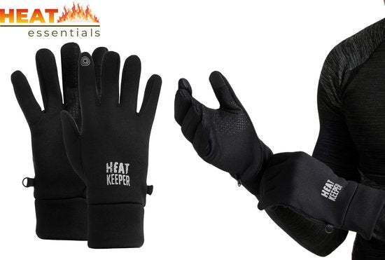 MP - Softshell  Premium Touchscreen Handschoenen - Unisex - Zwart - XXL