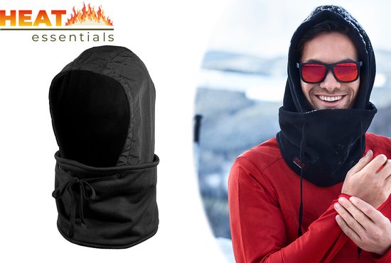 MP - Multifunctionele Bivakmuts - Balaclava - Unisex - Zwart - One Size