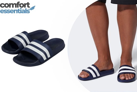 Comfort Essentials – Badslippers Heren – Slippers Heren – Lichtgewicht – Bad Slippers Waterbestendig – Sportslippers Heren
