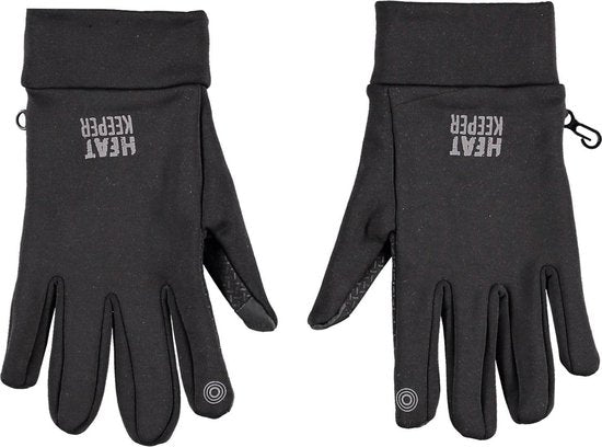 Sport handschoenen water en winddichte i-touch Unisex Zwart (S/M)