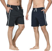 PC Loungewear Korte Broeken Heren 2-Pack Navy-Antraciet