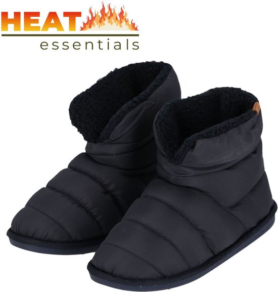 MP - Sloffen Heren 43 44 - Navy Blauw - Gewatteerd - Pantoffels Heren Maat 43 44