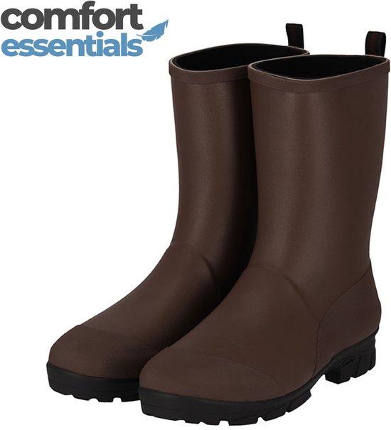 MP - Comfort Essentials - Hoge Regenlaarzen Heren - Bruin - Maat 44 - Rubber