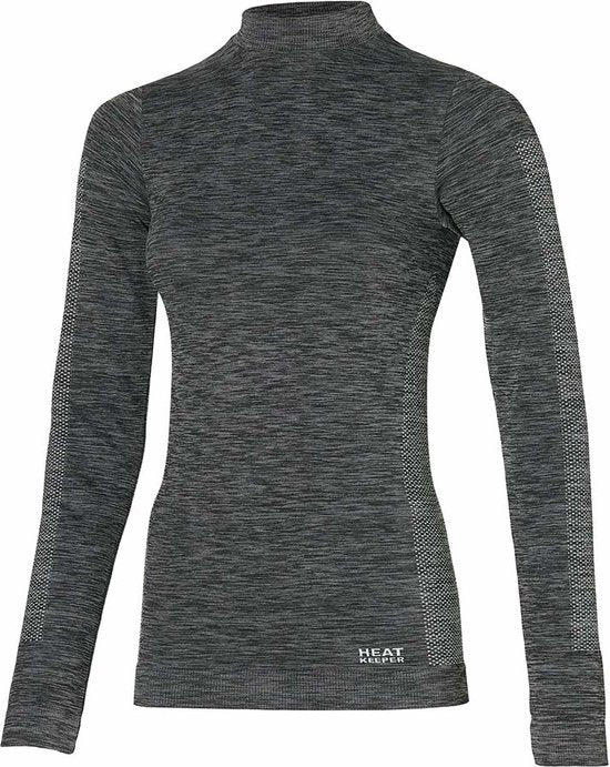 Premium Thermo Shirt Dames Zwart S