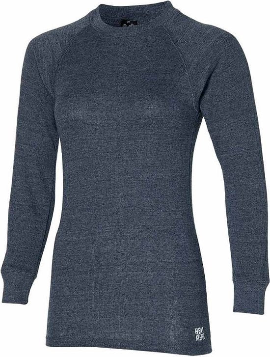 Thermo Shirt Dames Antraciet Melange L