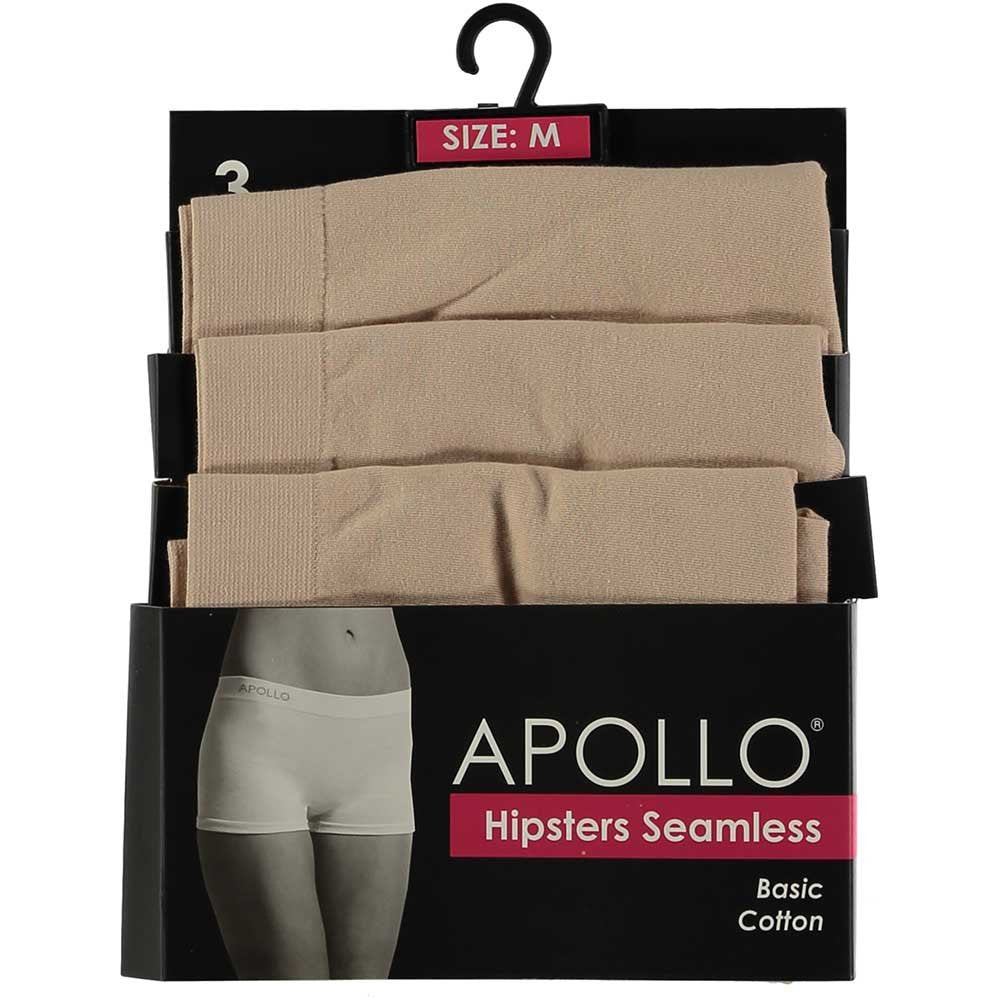 Hipsters Seamless Dames 3-Pack Nude M
