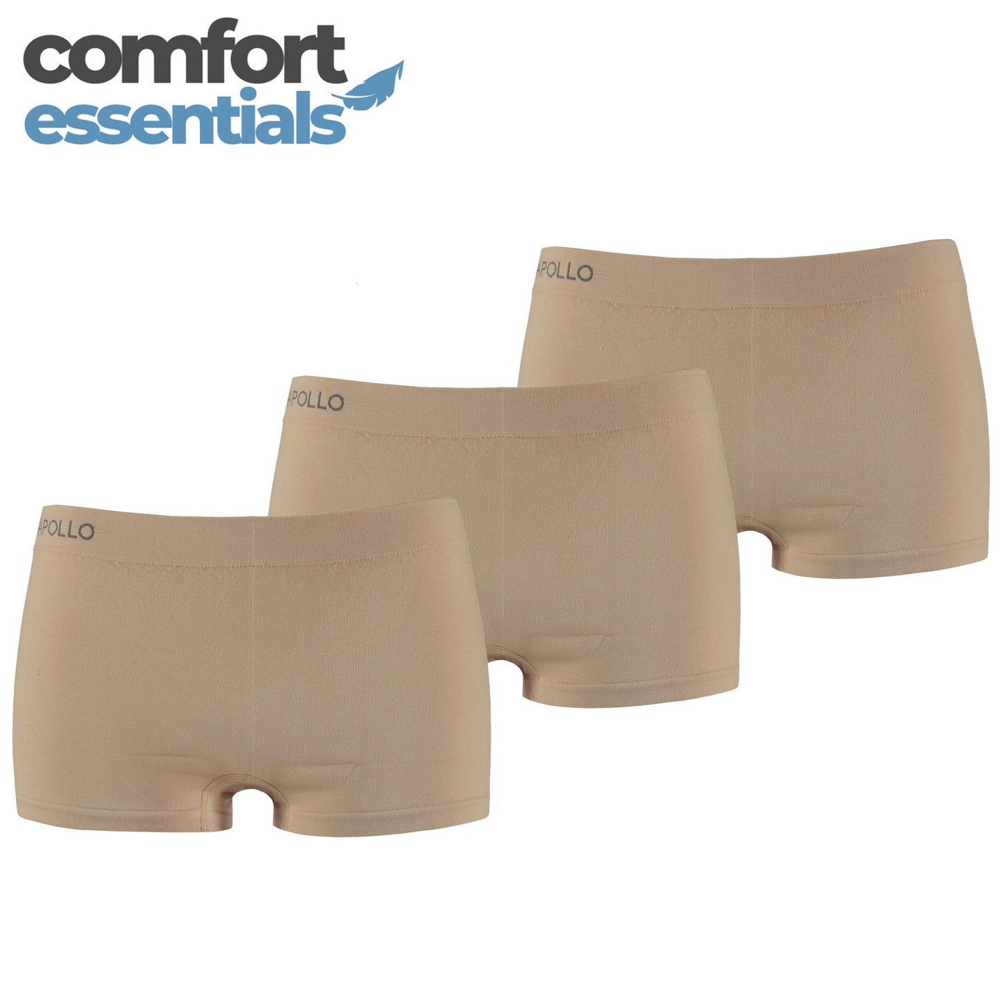 Hipsters Seamless Dames 3-Pack Nude M