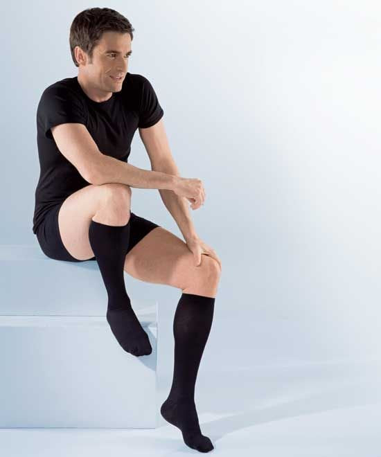 Modal Travel Compressie sokken 2pk Zand 35/38