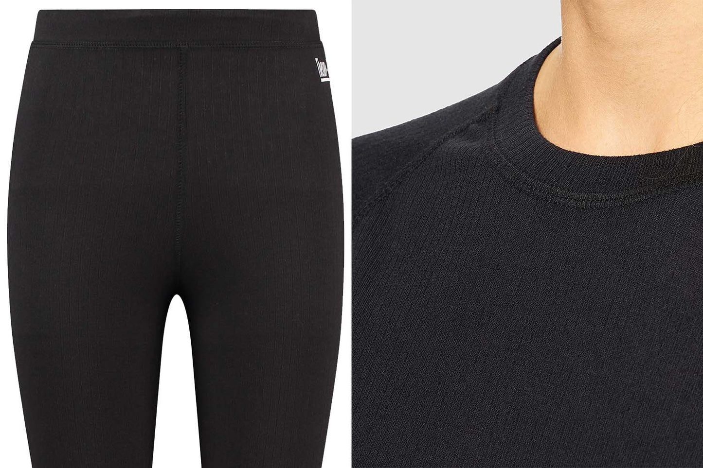 SET Thermo Shirt en Broek Dames Zwart XL