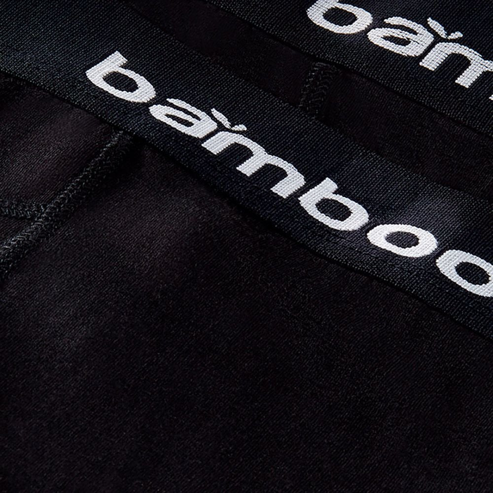 Bamboe Boxershorts Heren 4-Pack Zwart M