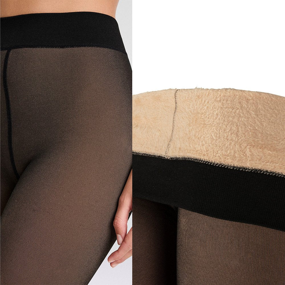 Dames Fleece Lounge Panty Bruin Nude S/M