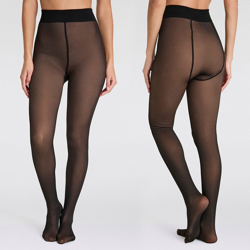 Dames Fleece Lounge Panty Bruin Nude S/M