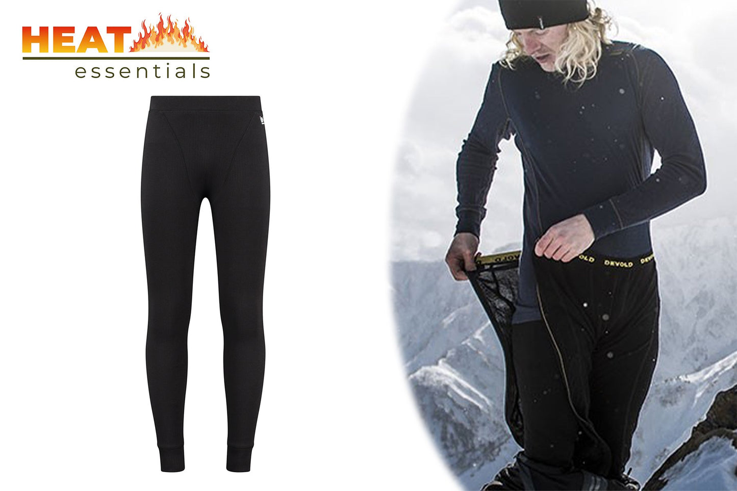 Thermo Broek Heren Zwart L