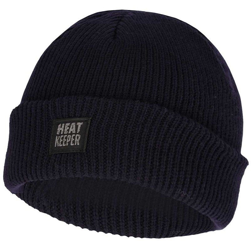 Gebreide Thermo Muts Kids Navy 9/12