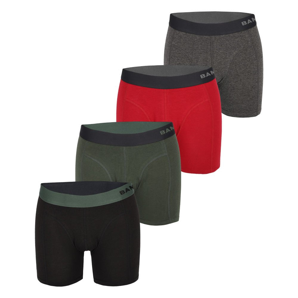 Bamboe Boxershorts Heren 4-Pack Assorted XXL