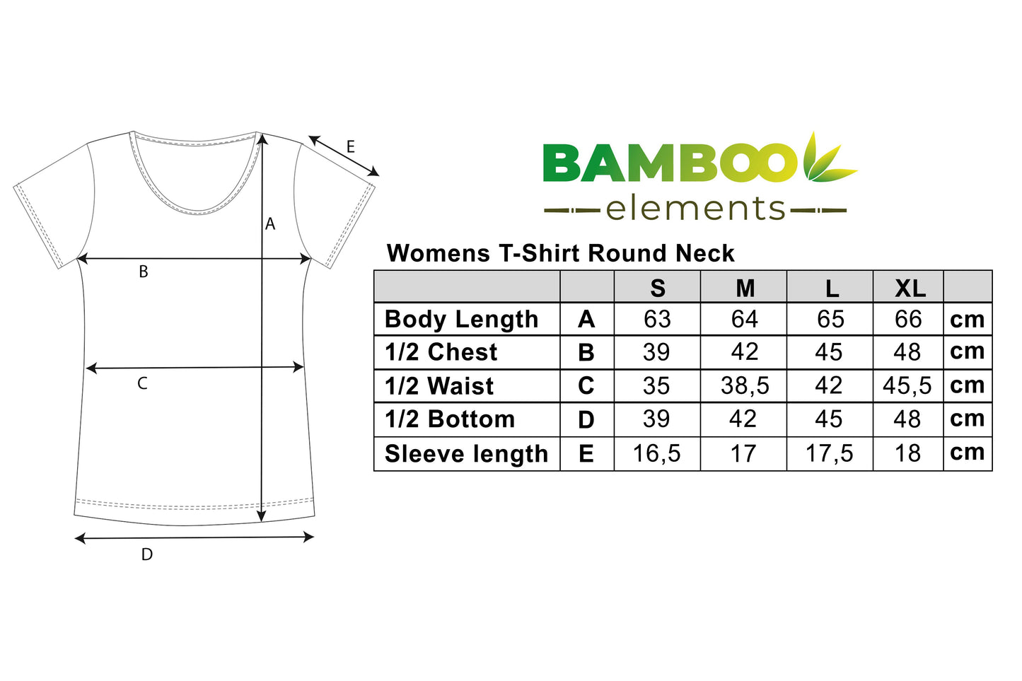 MP - Bamboo Elements - T Shirt Dames - Bamboe - Ronde Hals - 2 Stuks - Wit - L