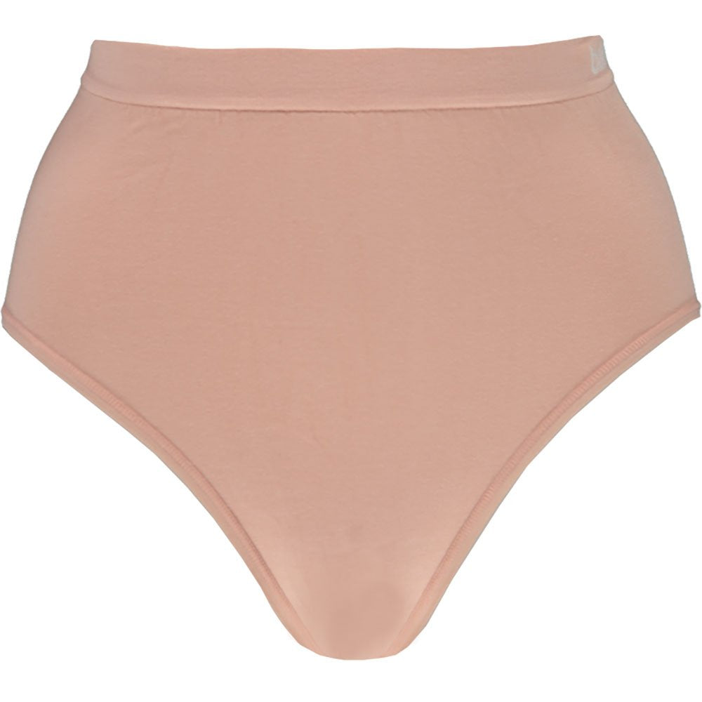 MP - Bamboo - Naadloos Dames Ondergoed - Bamboe - 3 Stuks - High Waist Slips - Nude XL
