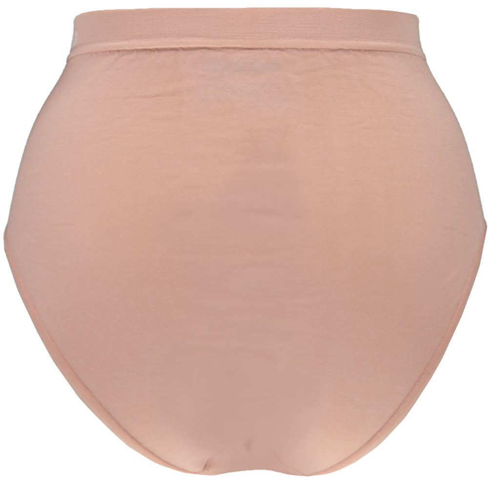 MP - Bamboo - Naadloos Dames Ondergoed - Bamboe - 3 Stuks - High Waist Slips - Nude XL