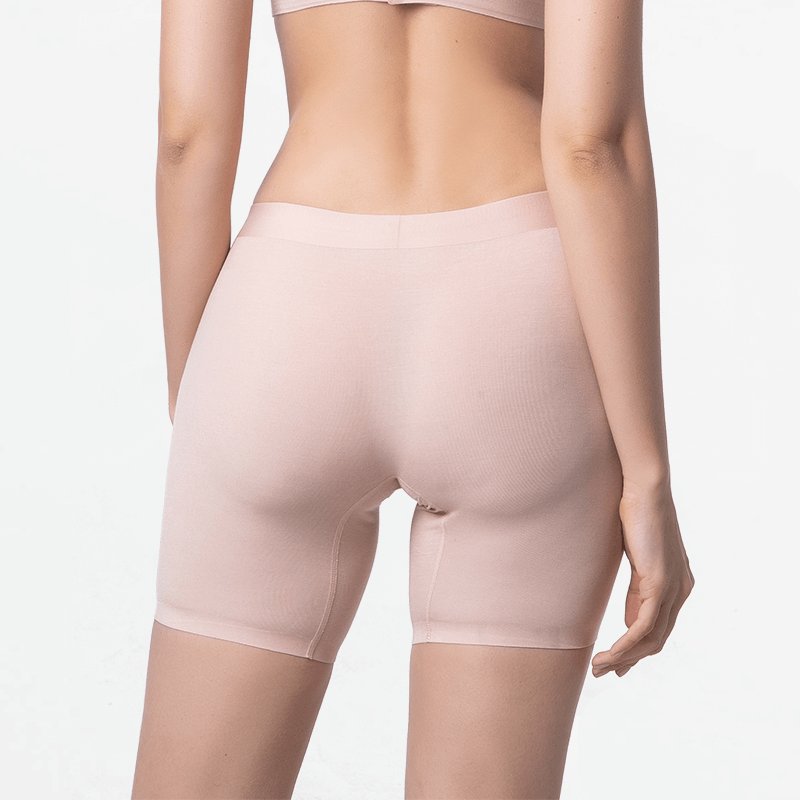 MP - Bamboo - Naadloos Ondergoed Dames - Bamboe - 3 Stuks - Shorts - Nude - S