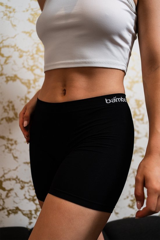 MP - Bamboo - Naadloos Ondergoed Dames - Bamboe - 3 Stuks - Shorts - Nude XL