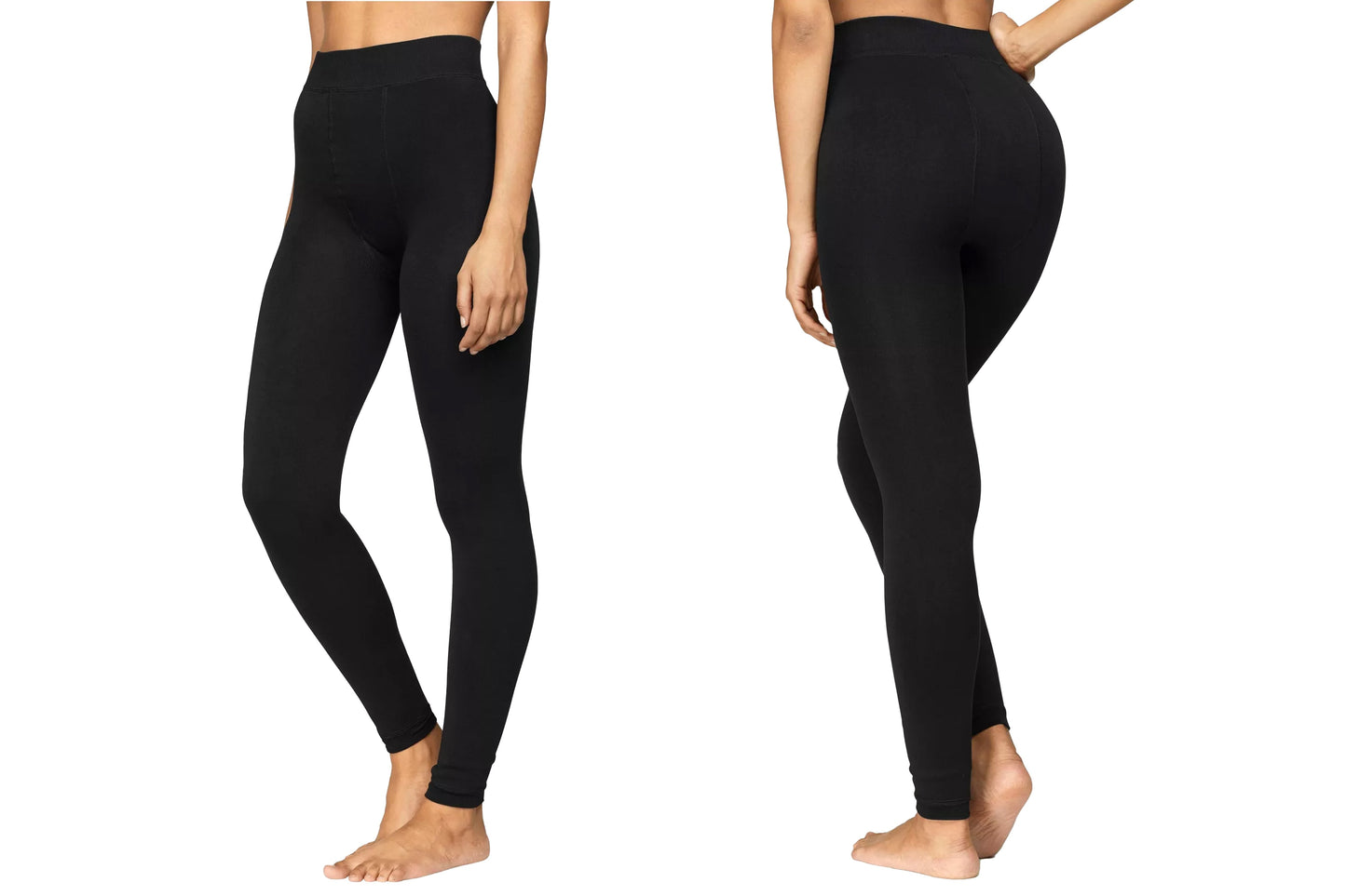 MP - Heat Essentials - Thermo Legging Dames - Fleece Panty - 2 Stuks - Zwart - XXL
