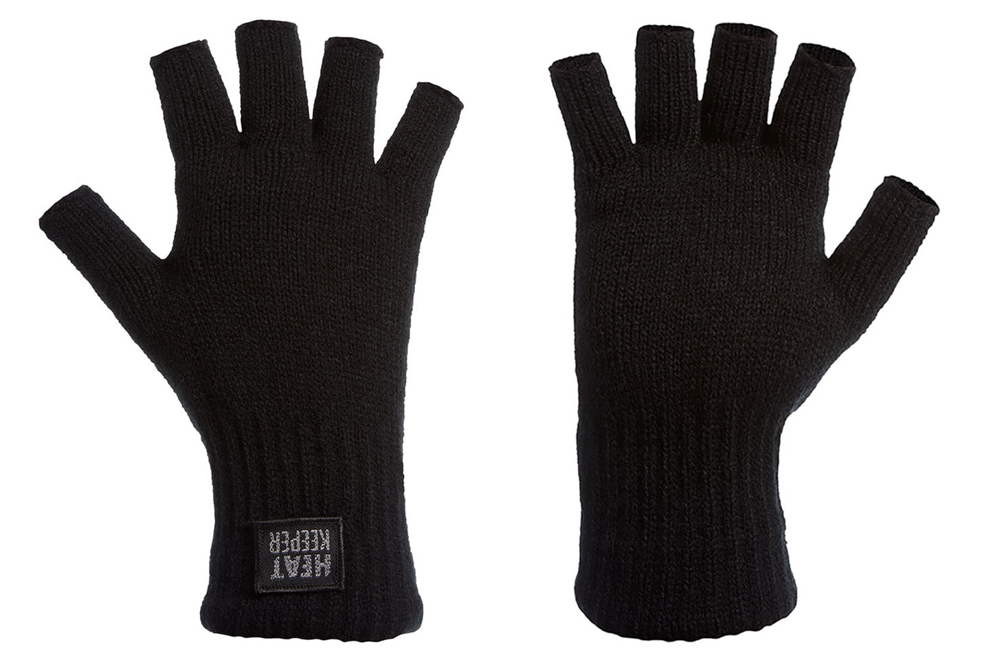 MP - Heat Essentials - Vingerloze Handschoenen - Unisex - Zwart - XXL