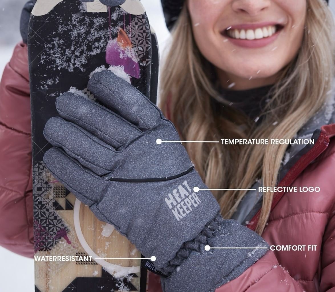 MP - Skihandschoenen Heren - Skihandschoenen Dames â€“ Grijs - L/XL