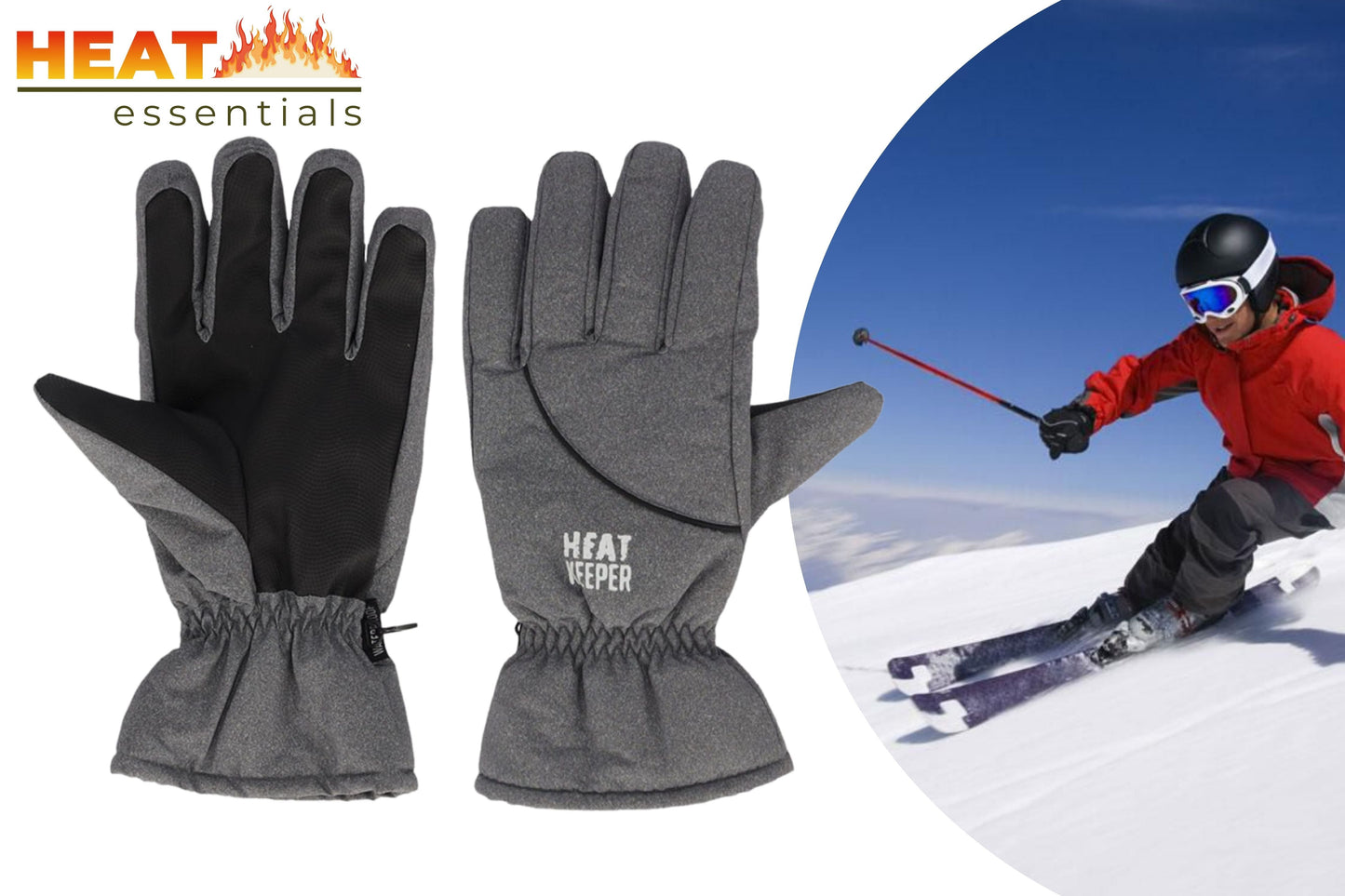 MP - Skihandschoenen Heren - Skihandschoenen Dames â€“ Grijs - L/XL