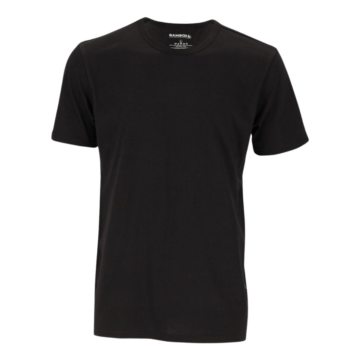 Bamboo Casual Heren T-Shirt Zwart XL