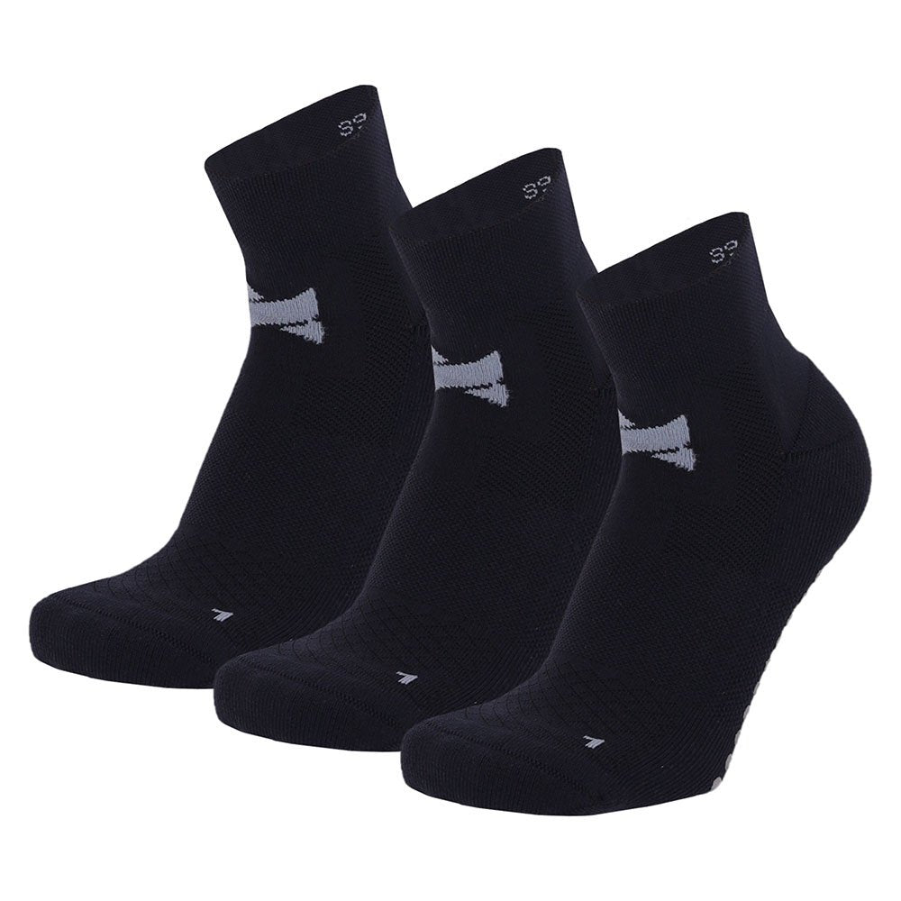 MP - Comfort Essentials -  Yoga Sokken Antislip Dames - 3 Paar - Zwart - Maat 35-38